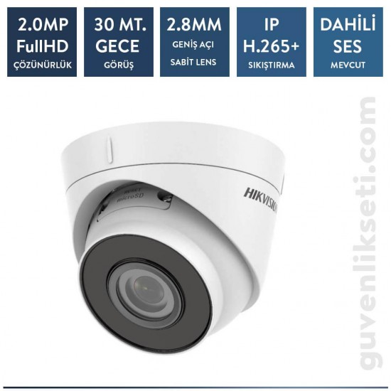 Hikvision DS-2CD1323G0E-IF 2MP IP IR Dome Kamera